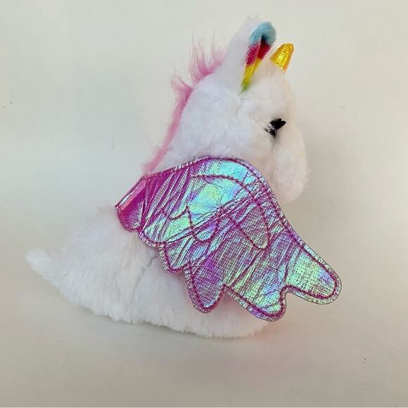 Barbie Pets Unicorn Pegasus Plush Pet With Rainbow Ears Pink Wings - Picture 3 of 9